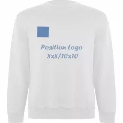 Sweat unisexe personnalisable pour communication textile