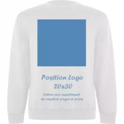 Sweat-shirt unisexe pour marquage pro