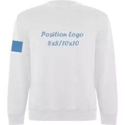 Sweat à capuche unisexe pour marquage textile