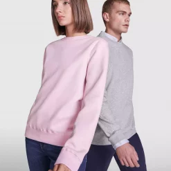 Sweat unisexe personnalisable en coton bio et polyester recyclé