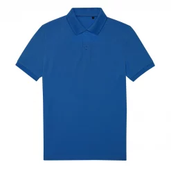 polo homme éco-responsable bleu royal personnalisé Lyon