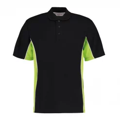 polo unisexe personnalisé noir lime blanc Lyon