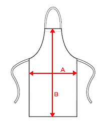Dimensions tablier de cuisine personnalise