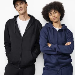 Sweat zippé éco-responsable à personnaliser Lyon