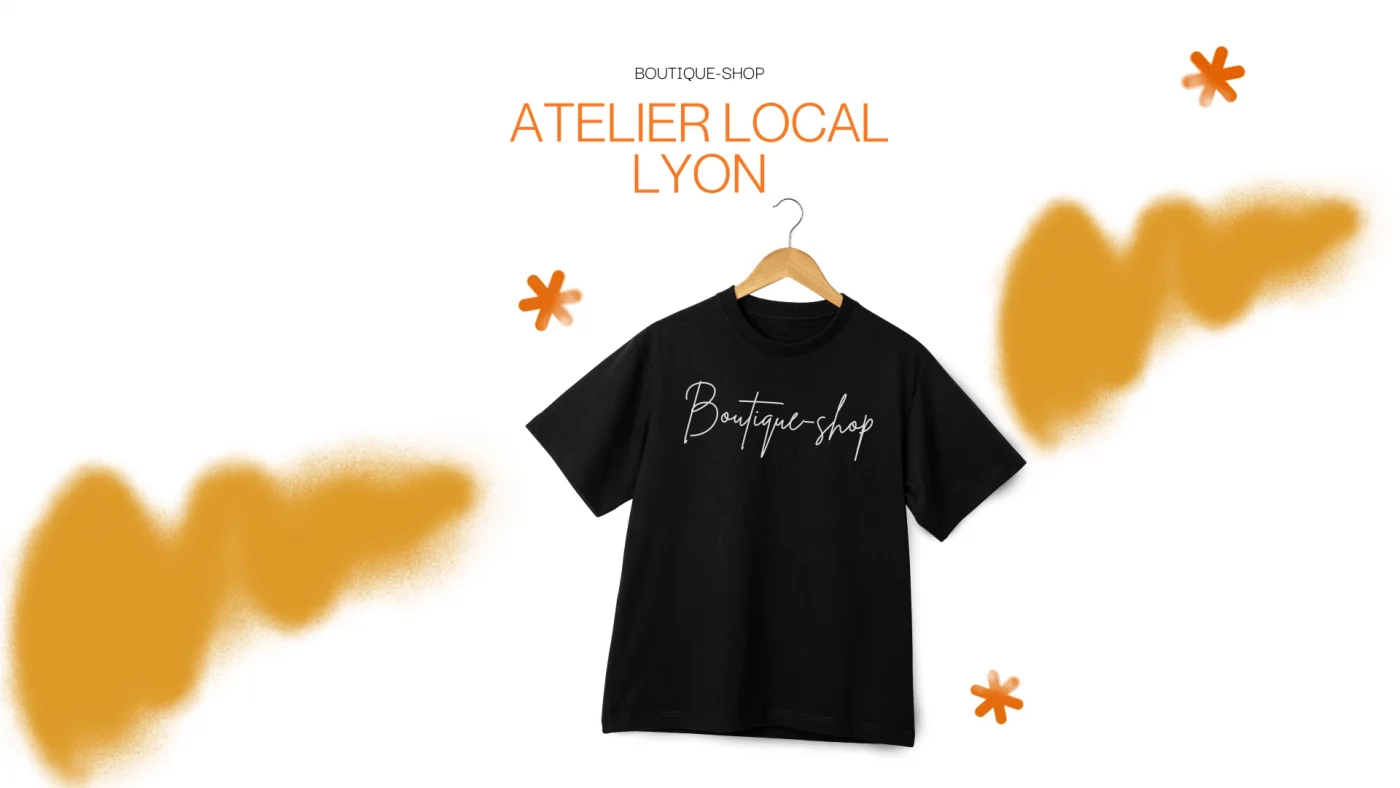 T-shirts personnalisés à Lyon — atelier boutique-shop