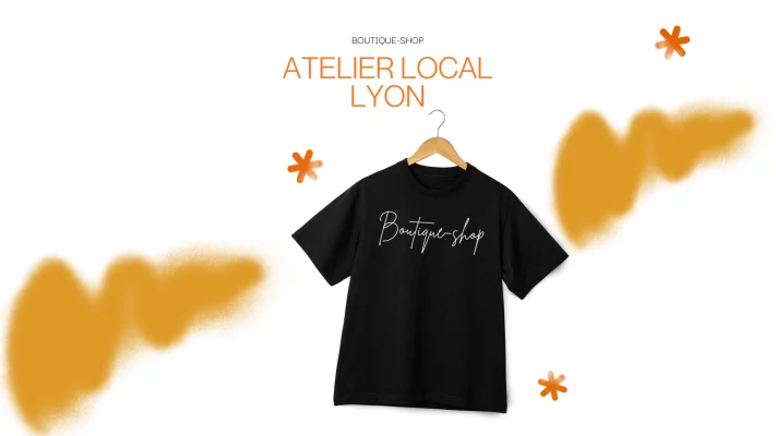 T-shirts personnalisés à Lyon — atelier boutique-shop