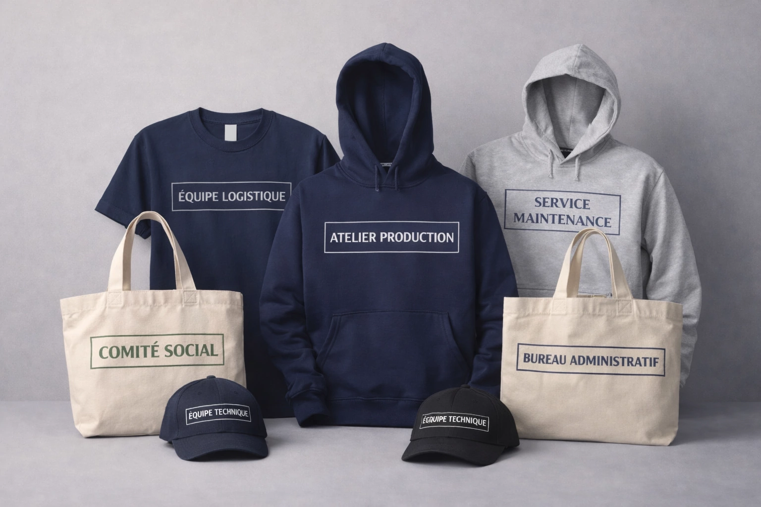 Textiles personnalisés impression pour pme/cse Lyon — t-shirts, sweats et sacs à dos marqués pour clubs, associations et entreprises